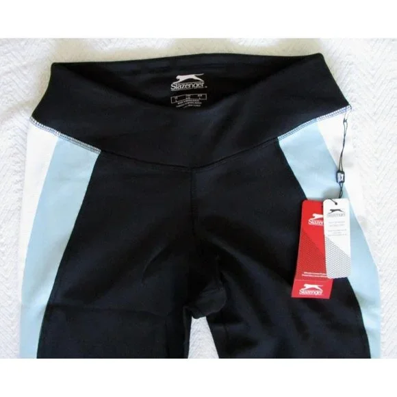 Slazenger Ladies' Sports Performance Short Leggings - NWT Light Blue - LARGE - Picture 8 of 12